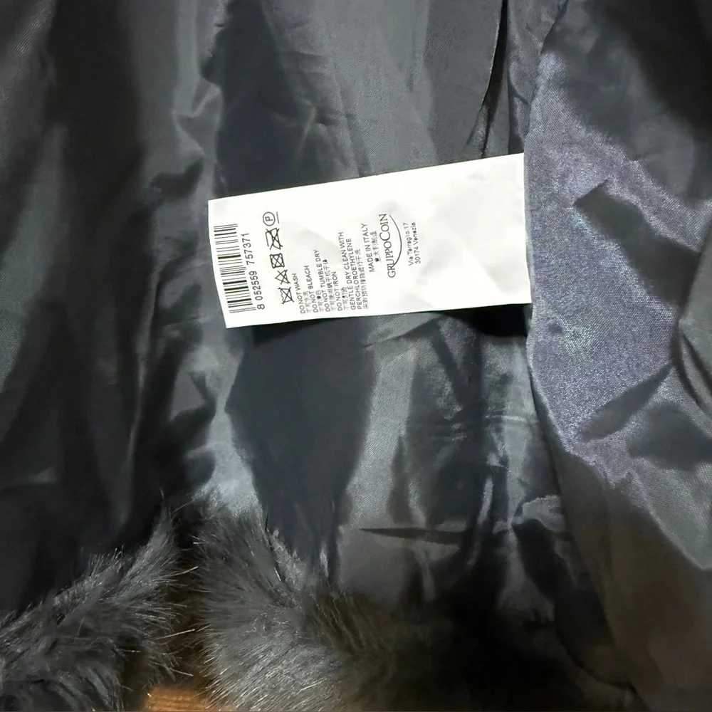 KOAN OuterWear Fur‎ Coat Gray GruppoCoin Made in Italy